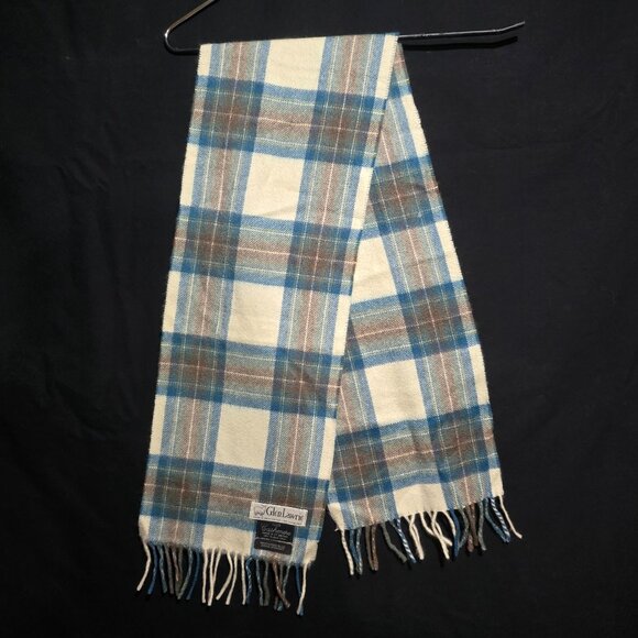 Glen Lawrie Other - Glen Lawrie Made in Great Britain Cashmere Scarf - Weathered Blue Dress Stewart